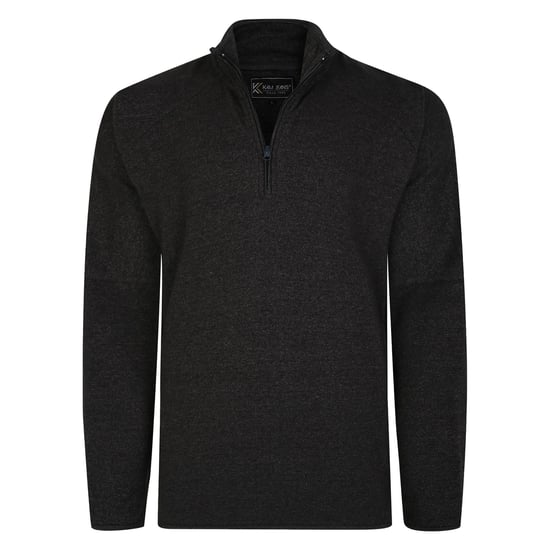 KAM 1/4 Zip Jumper Sweatshirt Plus Size