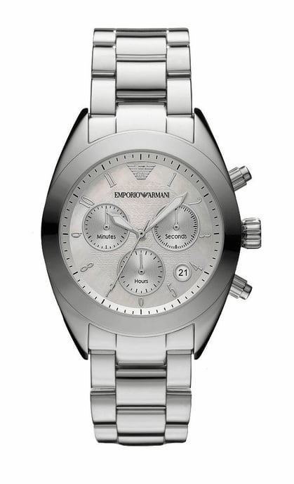 Emporio Armani Ladies Watch Quartz silver - Image 1