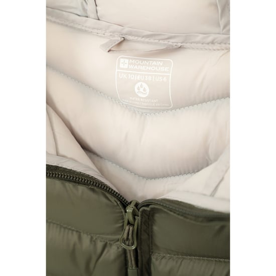 Mountain Warehouse Dam/Ladies Florence Lång Vadderad Jacka (Khaki) - Image 3