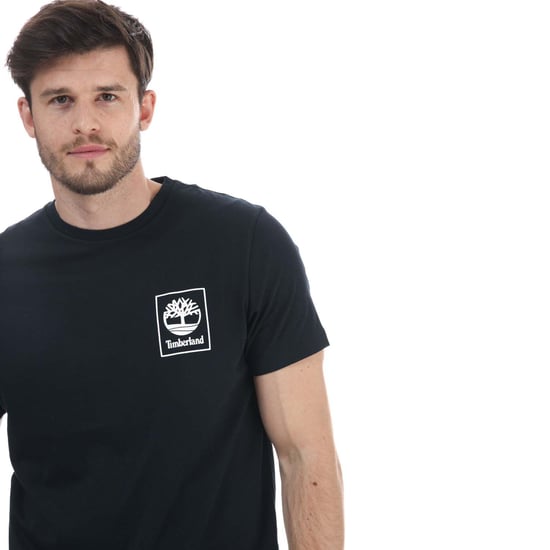 Men's Timberland YC Back Stack T-Shirt in Navy