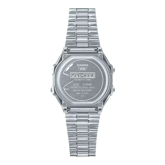 Casio Casio Collection Vintage Pac-man 45th Anniversary Men's Silver Watch A168WEPC-7AER - Image 6