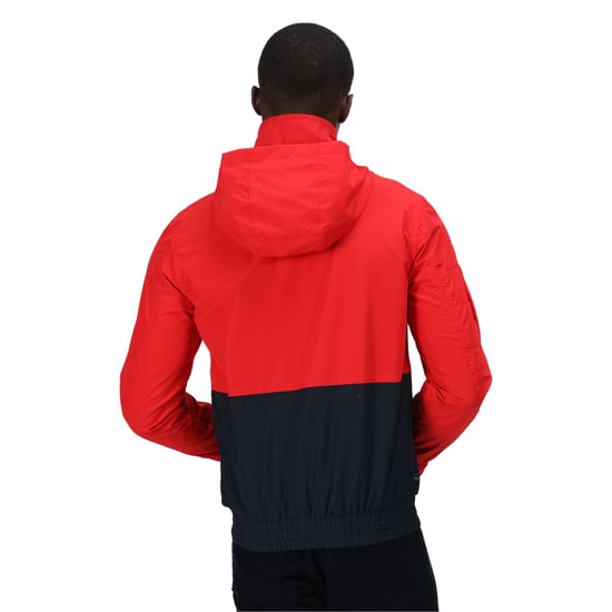 Regatta Mens Feelding Colour Block Waterproof Bomber Jacket (True Red/Navy)