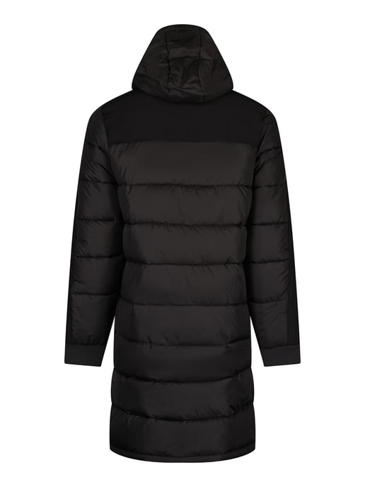 Luke 1977 Men's Dreward Long Line Padded Coat in Black
