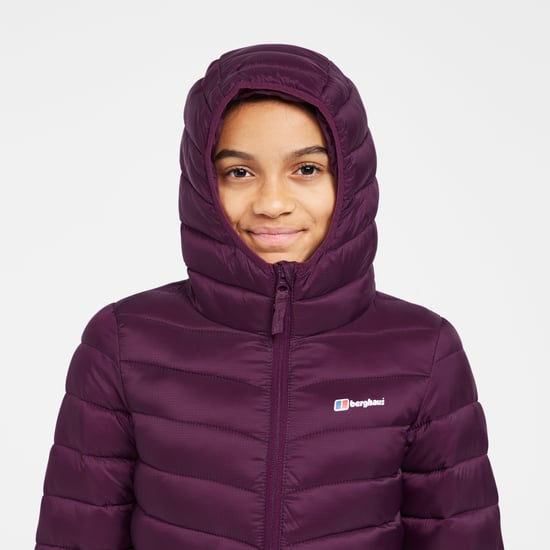 Berghaus Kids' Longline Kirkhale Baffle Jacket with Lightweight Insulation & Water Resistant Fabric, Winter Coat for Boys & Girls