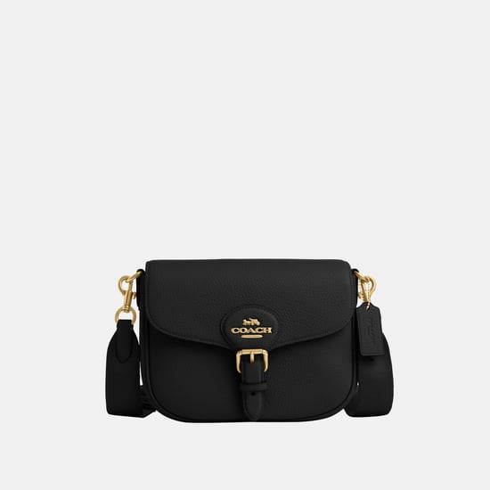 Lux Pebble Leather Amelia Saddle Bag