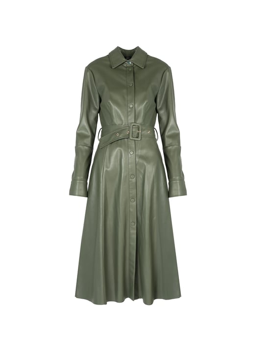 Liu Jo Dress Woman's Green - Image 1