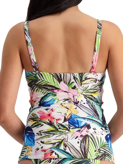 Rainforest Beauty Plunge Tankini Top Multi