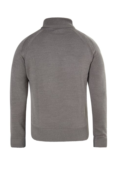 Mo Turtleneck pullover Men light grey melange - Image 2