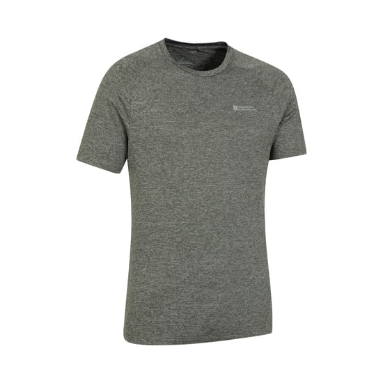 Mountain Warehouse Mens Agra Randig IsoCool T-shirt (Mörk Khaki) - Image 2