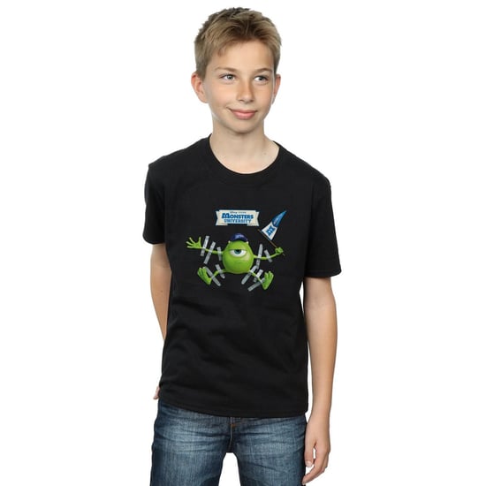 Disney Boys Monsters University Taped Mike T-Shirt (Black)