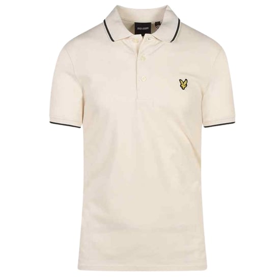 Lyle & Scott krijtpoloshirt met getipte kraag - Image 1