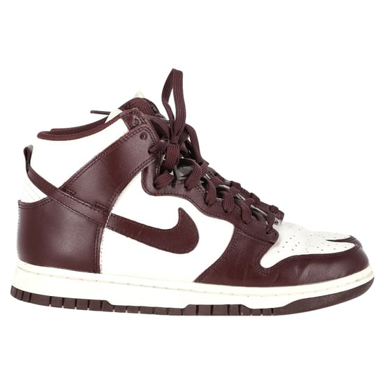 Nike Dunk High Burgundy Crush Sneakers in Burgundy Leather - Image 1