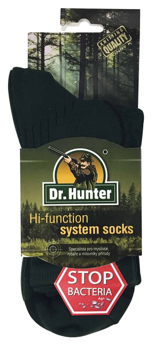 2 Pairs Mens Cotton Walking Hiking Boot Socks with Silver Technology - Image 2