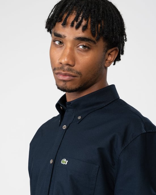 Lacoste Mens Casual Long Sleeve Woven Shirt - Image 2