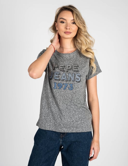 Pepe Jeans T-Shirt Bibiana Woman's Grey
