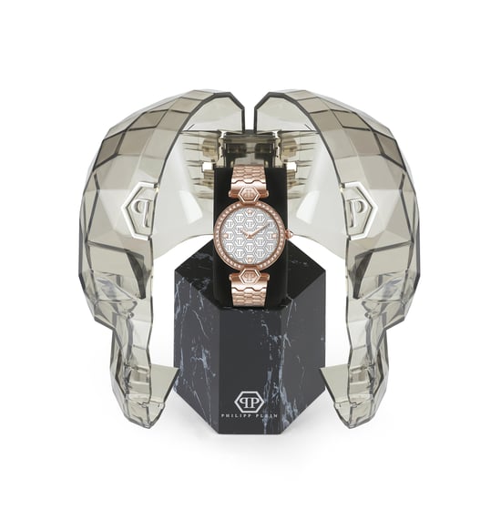 Philipp Plein Plein Couture Dames Horloge Rosékleurig PWEAA0821 - Image 4