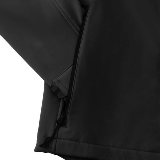 Russell Mens Water Resistant & Windproof Softshell Jacket (Black) - Image 5
