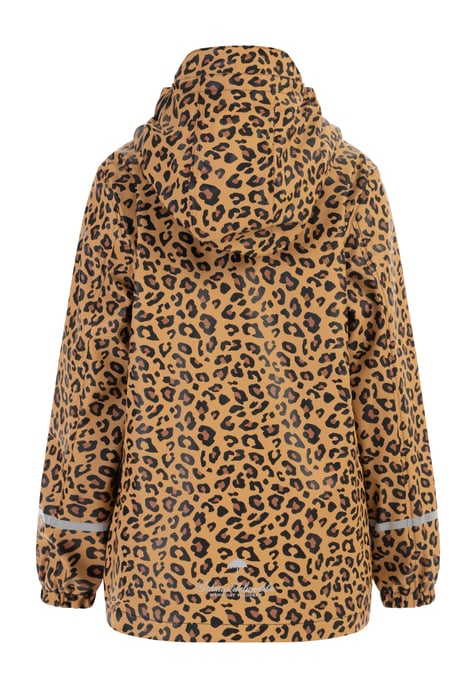Schmuddelwedda Regenjas Meisje zwart beige leo - Image 2