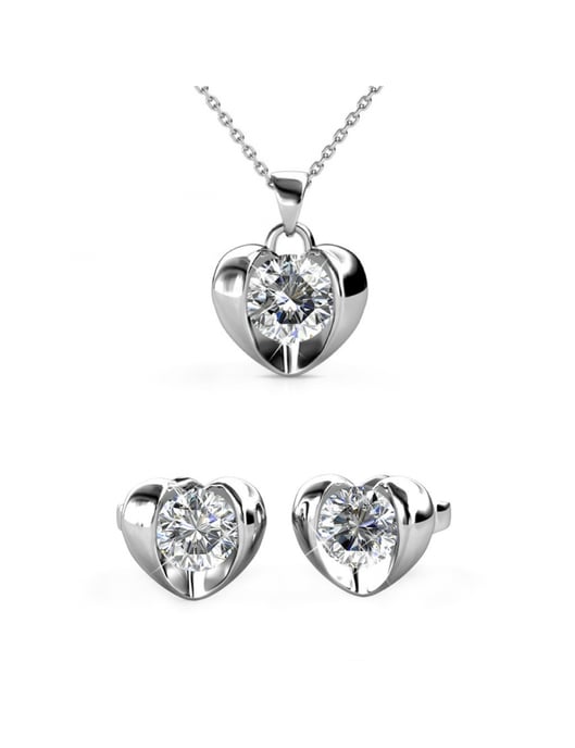 Simply Love Set - Silver and Crystal - Image 1