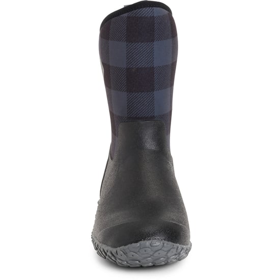Muck Boots Muckster II Mid Gummisvarta/Grå Rutiga Gummistövlar - Image 3