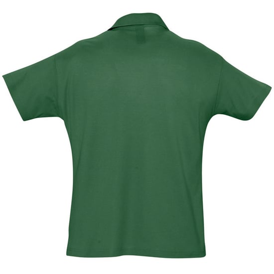 SOLS Heren Zomer II Pique Poloshirt met korte mouwen (Bosgroen) - Image 3
