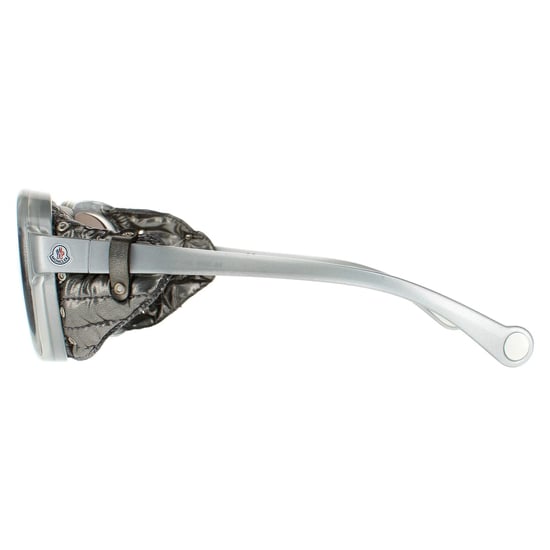 Moncler Oval Mens Grey Smoke Mirror Solglasögon - Image 3