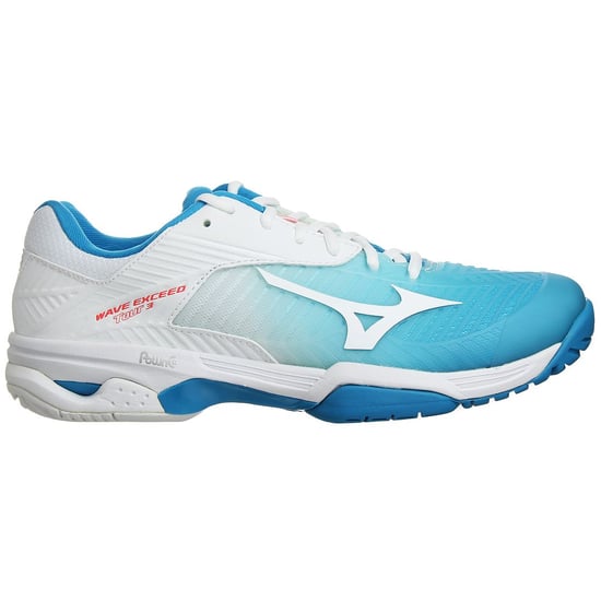 Mizuno Wave Exceed Tour 3 AC Womens White Tennis Shoes - Image 1