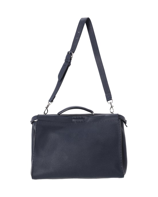Fendi Large Peekaboo in Navy Blue leather - Image 1