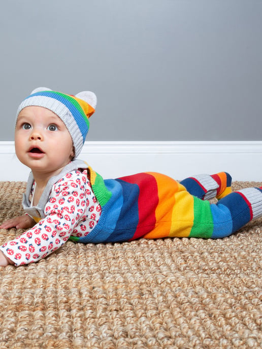 Kite Clothing Rainbow Knit Dungarees