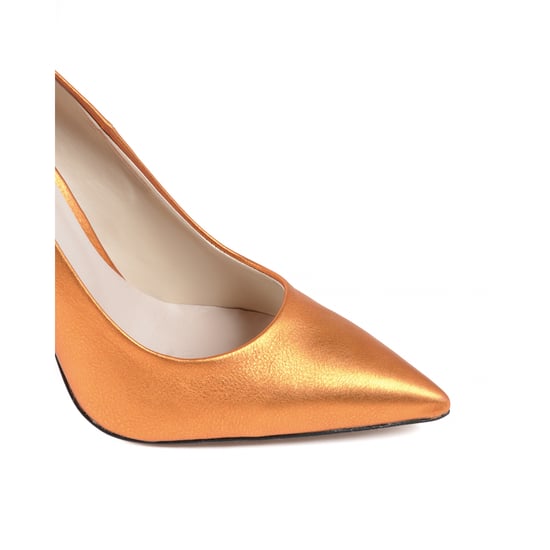 19V69 Italia Womens Pump Lamè Orange 300 LAME' ARANCIONE