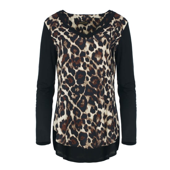 Wild Instinct Mixed Media Top