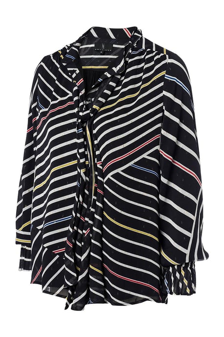 Irina Print Blouse Zwart / Multi - Image 4