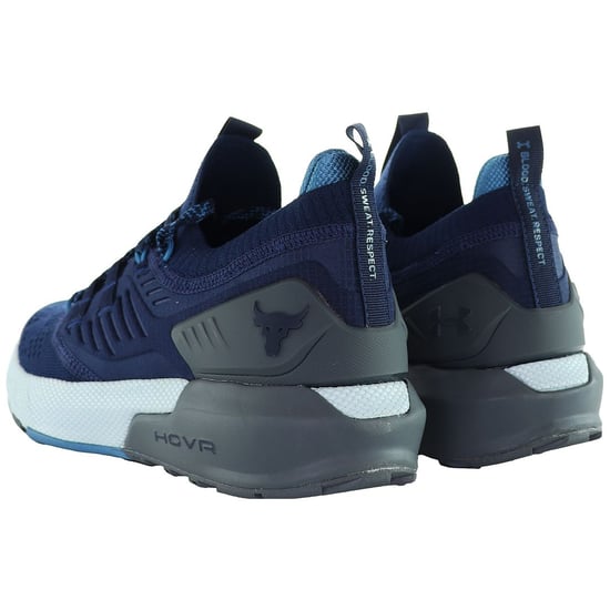 Under Amrour Project Rock 3 GS Kids Blue Trainers - Image 2