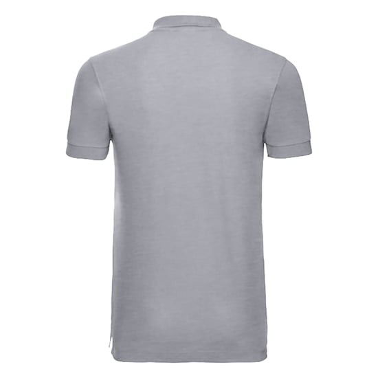 Russell Heren Rekken Korte Mouw Poloshirt (Licht Oxford) - Image 2