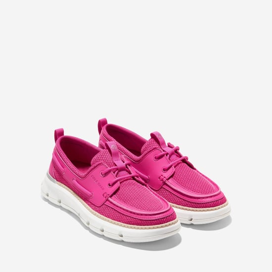 Cole Haan 4.ZeroGrand Regatta Nylon Women's Pink Peacock/Grey/Optic White Loafers - Image 1