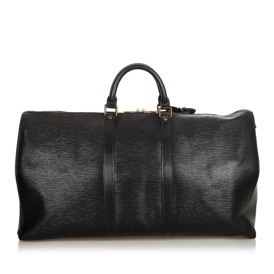 Vintage Louis Vuitton Epi Keepall 55 Black - Image 3