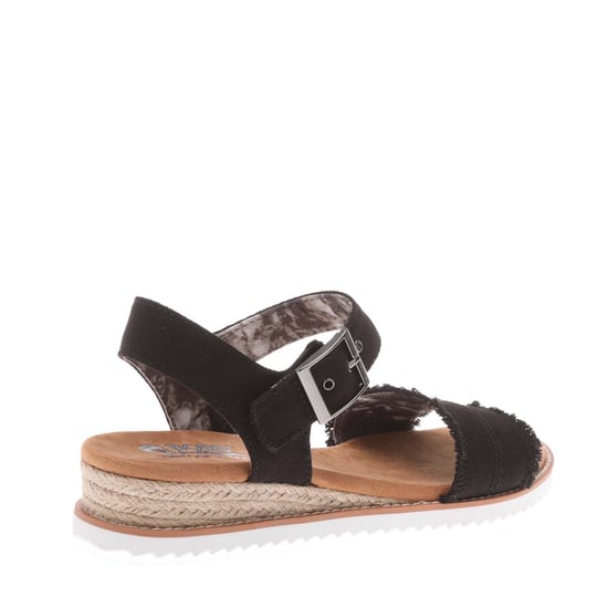 Women's Skechers BOBS Desert Kiss Adobe Princess Sandals in Black