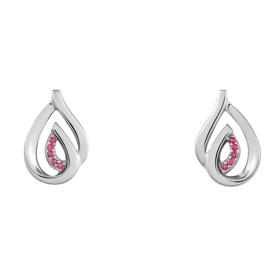 Orphelia 'Dazzle' Dames 925 Sterling Zilveren Stud Oorbellen - Zilver ZO-7518/R - Image 5