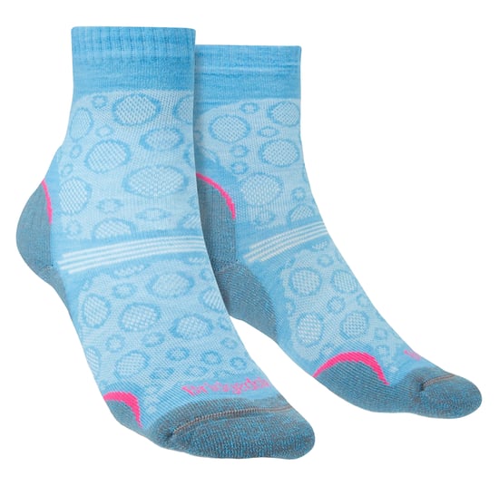 Bridgedale - Womens Hiking Ultralight Merino Wool Socks - Blue - Image 1