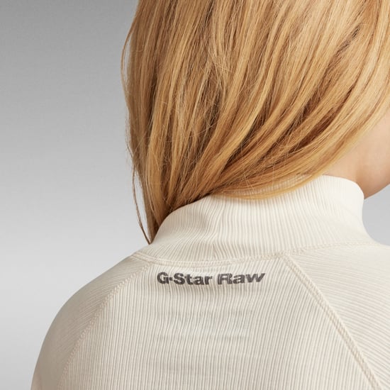 G-Star RAW Slim Rib Mock Top