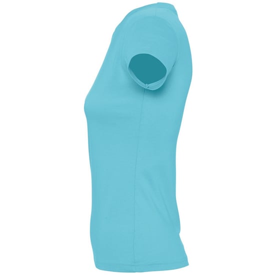 SOLS Womens/Ladies Imperial Heavy Short Sleeve T-Shirt (Blue Atoll)