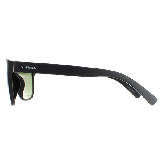 Calvin Klein Round Mens Matte Black Solid Green G15 CK20523S