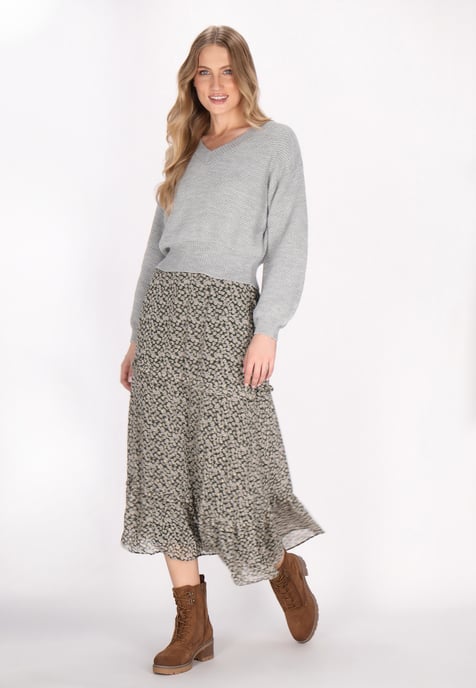 Dreimaster Pullover women Grey melange - Image 2