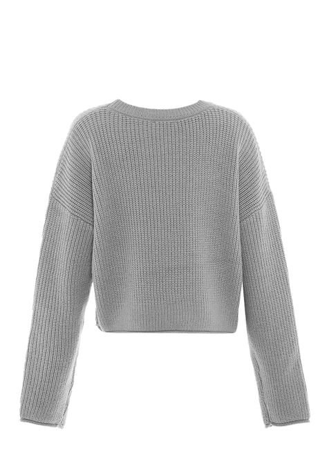 Mymo Jumper Dames licht grijs melange - Image 2