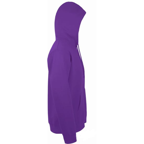 SOLS Snake Unisex Hooded Sweatshirt / Hoodie (Dark Purple) - Image 3