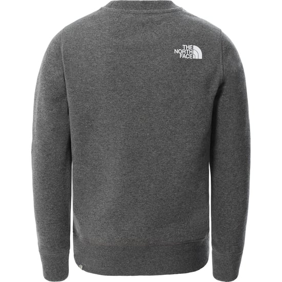 The North Face jeugdbox sweatshirt met ronde hals in grijs - Image 2