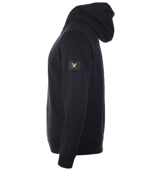 Lyle & Scott Plain Black Pull-Over Hoodie - Image 2
