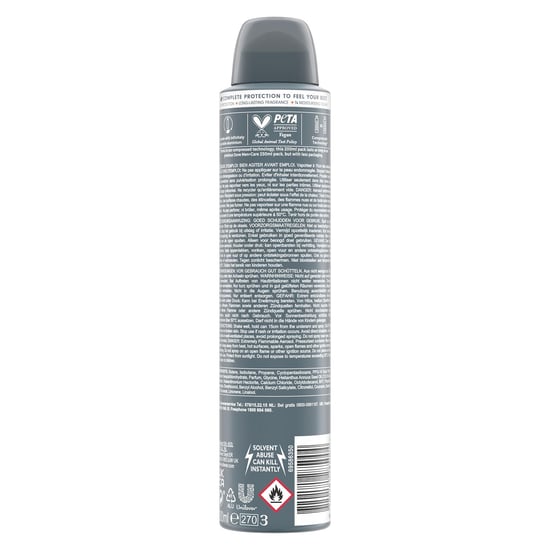 Dove Anti-Perspirant Men+Care Advanced Anti-Bac Odour Defence 72H Deo, 200ml, 6 PacK