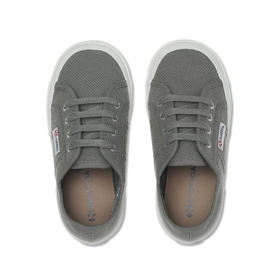 Superga Childrens/Kids 2750 Jcot Leather Trainers (Grey Sage)