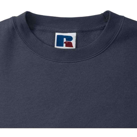 Russell Mens Authentic Sweatshirt (Slimmer Cut) (French Navy) - Image 4